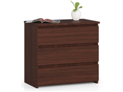 Mesita de Noche Akord Wengué AKORD FURNITURE FACTORY Marrón (57x60x35cm)