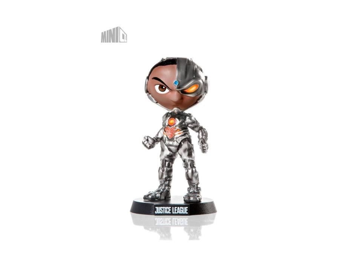 Figurita Mini Co. Cyborg 13 Cm Iron Studios Liga De La Justicia Mezclado Adulto Interior