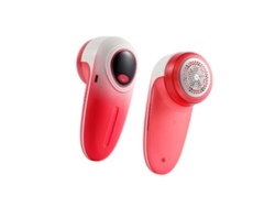 Quitapelusas eléctrico recargable de 500 mAh para telas, ideal para ropa, inalámbrico y portátil. Rosewell (rojo)
