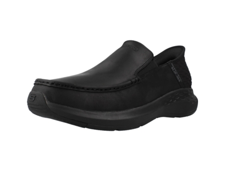 Zapatos de Hombre SKECHERS Slipins Parsonoswin Piel Negro (41)