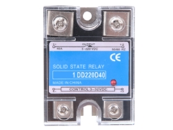 Relé De Estado Sólido Dc Dc Ssr Entrada 3-32vdc Carga 5-220vdc Control 40a