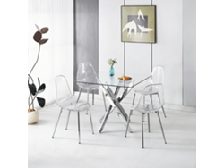 Juego De Comedor Con Mesa Para 1+4 Personas Y 4 Sillas.