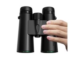 Telescopio 12×42, 12 aumentos, prisma Bak4, ideal para actividades al aire libre, viajes, conciertos y eventos. Color negro.