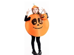 Disfraz de Calabaza circular con gorro para niños