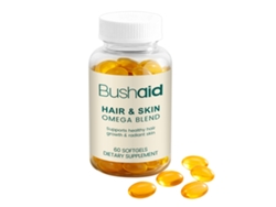 Cápsulas dietéticas orales para un cabello suave y brillante y una piel hidratada.