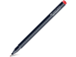 Marcador FABER-CASTELL Fino (Rojo Claro - 0.4 mm)
