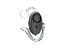 2026altiro-alarma Personal De Emergencia De 130 Db Con Luz Led - Alarma Portátil Segura Para Mujeres Y Niños (negra)