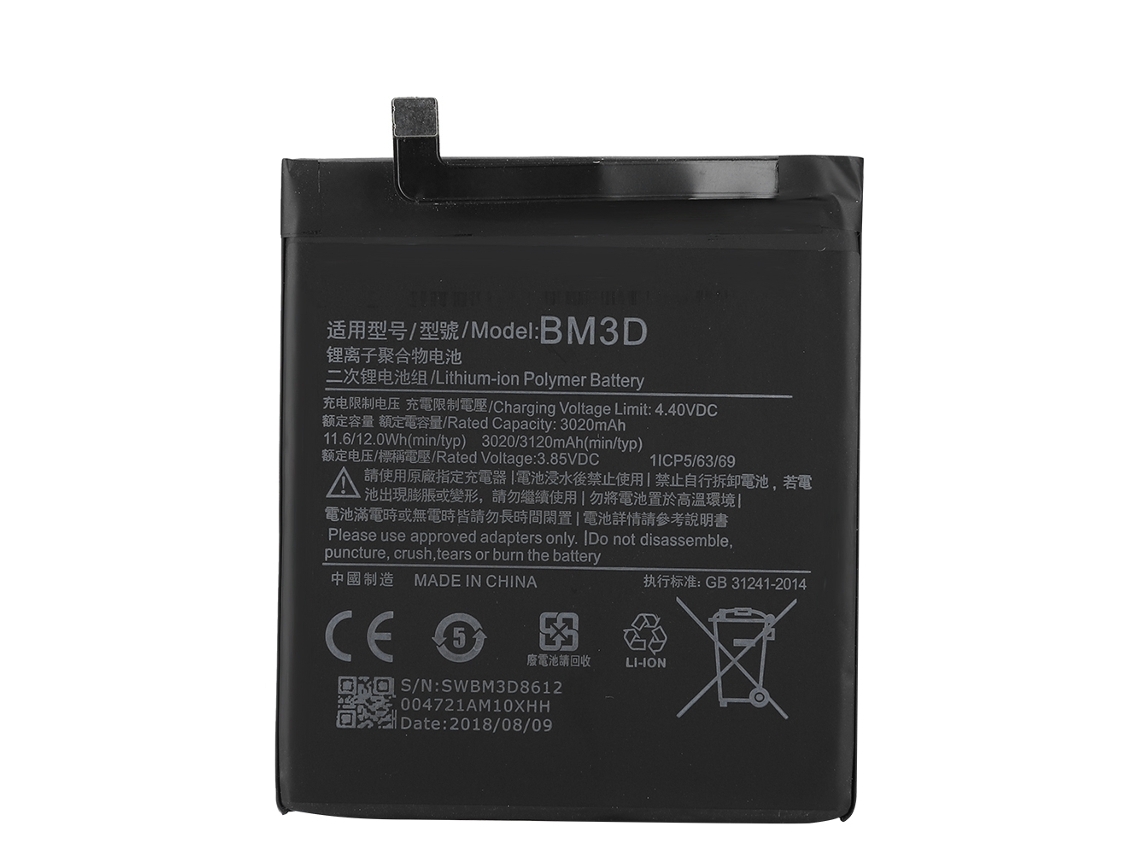 Batería De Repuesto Original De 4.4v 3120mah Para Teléfono Móvil Xiaomi 8 Se