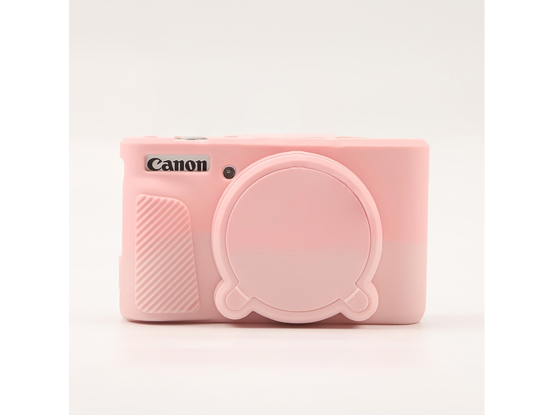 Funda protectora de silicona antiarañazos para Canon SX740 HS / SX730 HS Smokey Blush Pink Digitallab