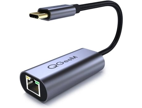 Adaptador QGEEM UA05 (USB-C - 0.1 m - Gris)