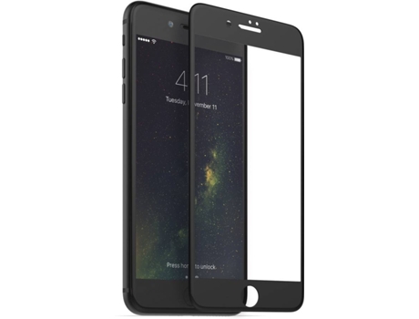 Protector Cristal Templado Iphone 7 Plus Multi4You Full Cover 3D Negro