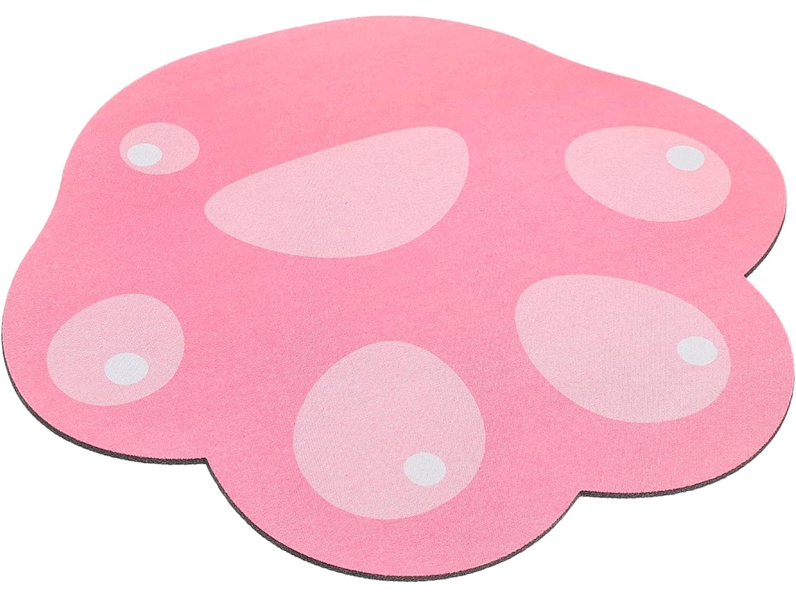 Alfombrilla de ratón con estampado de gato, antideslizante, 30x25 cm, para oficina/estudio, para amantes de los gatos.