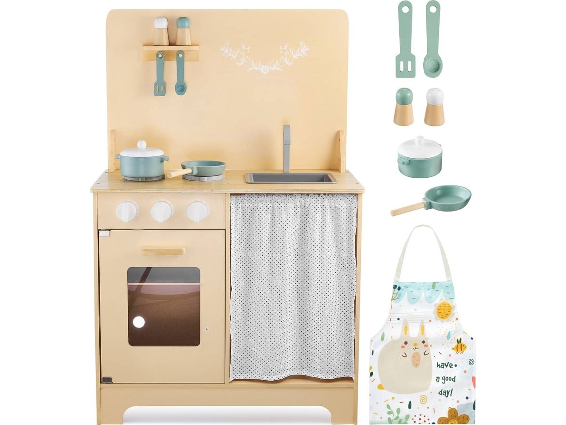 Cocina de Jugar MAMABRUM Play Kitchen for Children (Edad Mínima: 3 Años - 86 x 55 x 29.5 cm)