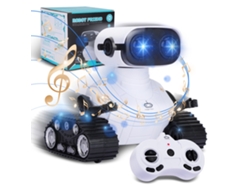 Robôs de Controle Remoto com Demonstração Automática e Olhos de Led Presente de Aniversário Infantil GERTIZ