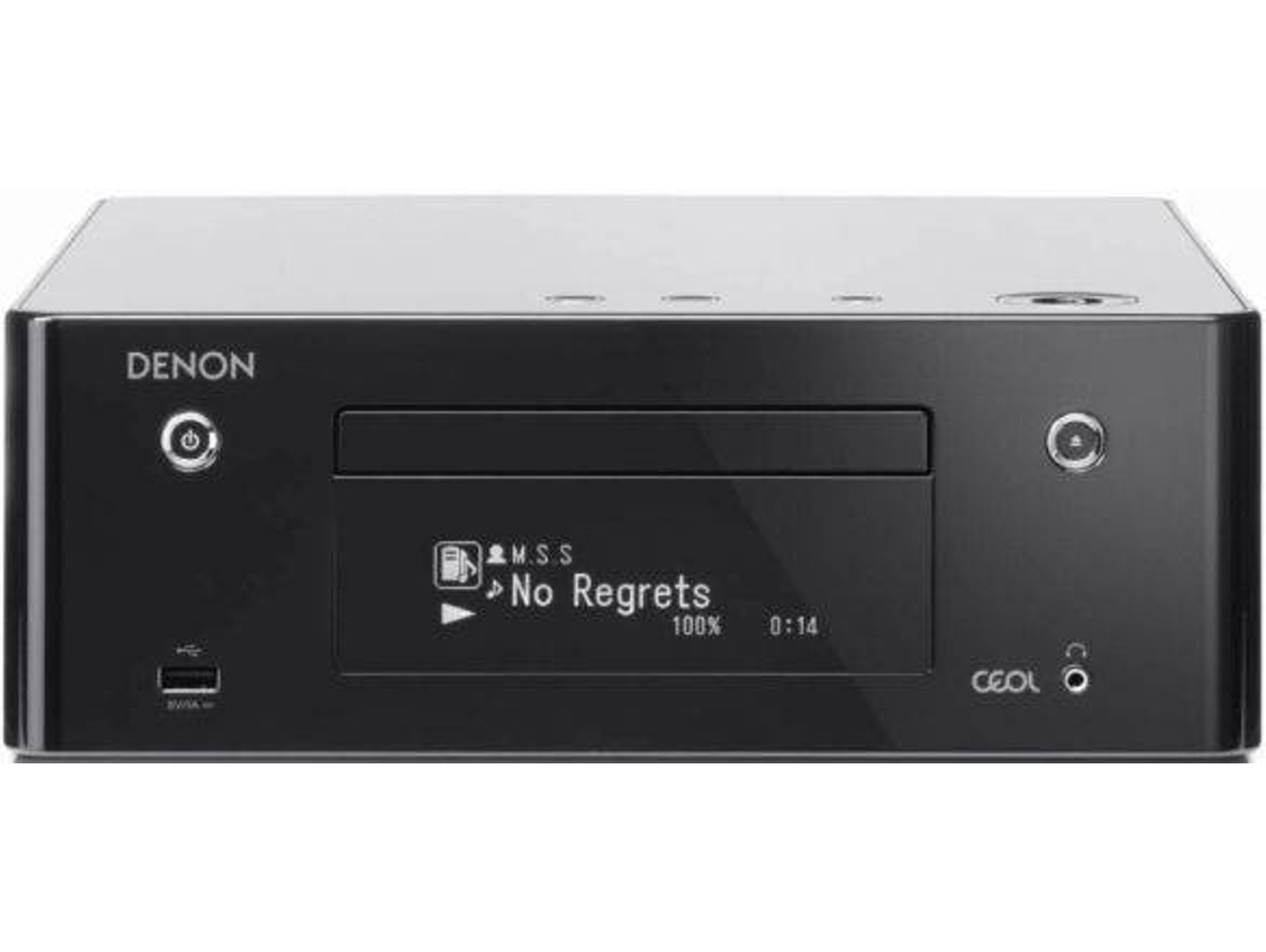 Receptor de red c/ lector de CD DENON RCD-N10 Negro (2 canales - 65 W/canal - Wi-Fi y Bluetooth)