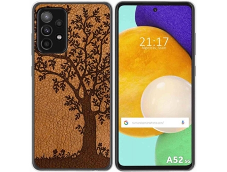 Carcasa Samsung Galaxy A52 / A52 5G / A52s 5G TUMUNDOSMARTPHONE Cuero 03 Multicolor