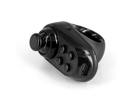 controlador de juego R1 mini anillo bluetooth4.0 recargable inalámbrico VR controlador de juego remoto joystick gamepad para android gafas 3D negro