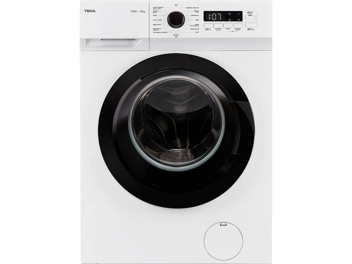Lavadora TEKA WMK 40840 (8 kg - 1400 rpm - Blanco)