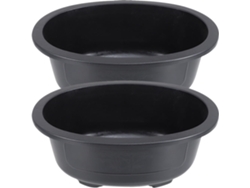 2 Vasos De Flores Elípticos De Grande Capacidade, Adequados Para Uso Doméstico, Jardinagem, Cultivo De Vasos