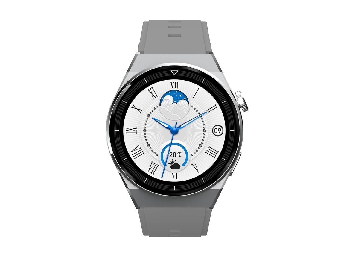 Reloj inteligente Wo3pro con pantalla redonda, monitor de frecuencia cardíaca y oxígeno en sangre para bicicletas eléctricas (NFC)