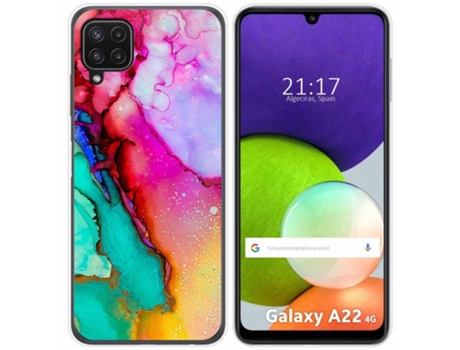 Carcasa Samsung Galaxy A22 4G / M22 TUMUNDOSMARTPHONE Dibujos Multicolor