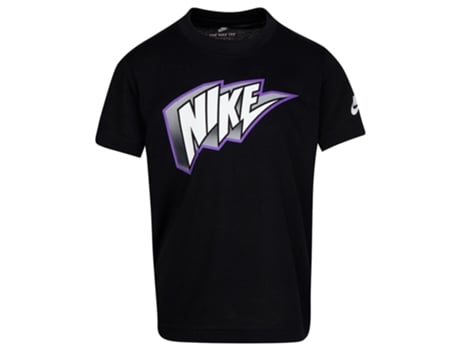Camiseta de Niños NIKE KIDS Thunder Block Negro (6/7 Años)