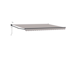 Vidaxl Toldo Retráctil Eléctrico Gris Claro 4 X 2 M
