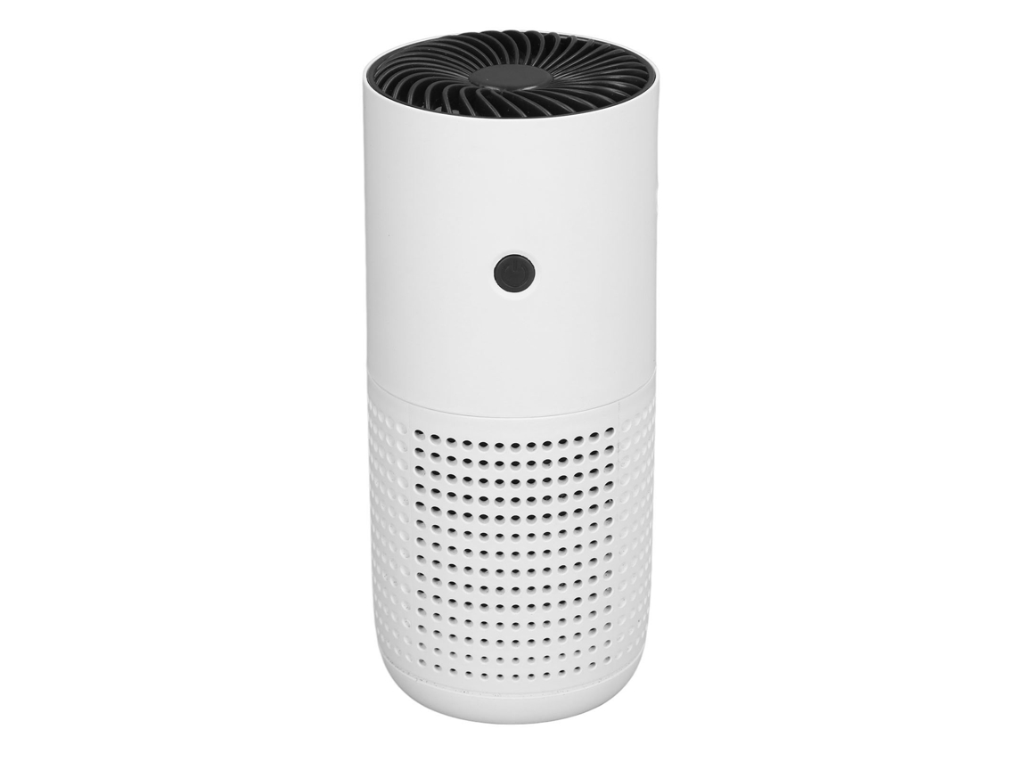 Purificador de aire para coche con luz ambiental (blanco)