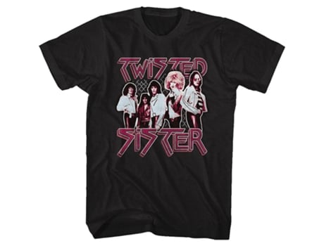 Camiseta ROCKINSTONE Twisted Sister con foto de grupo (XXXL)