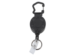 Portatarjetas De Identificación De Alambre De Acero Inoxidable, 80 Cm, Llavero Magnético Retráctil, Duradero