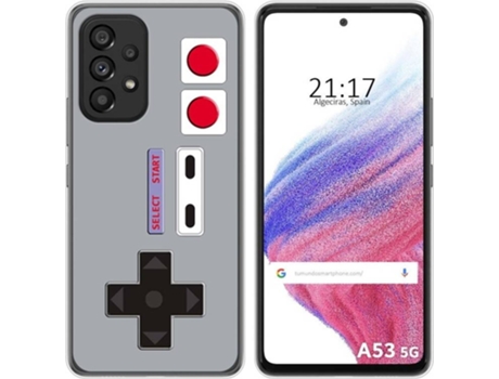 Carcasa para Samsung Galaxy A53 5G TUMUNDOSMARTPHONE Dibujos Consola Multicolor