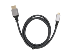 Cable De Interfaz Multimedia 4k Hd 18 Gbps 60 Hz Macho A Macho, 1 Metro, Con Diseño Ultrafino Y Amplia Compatibilidad.