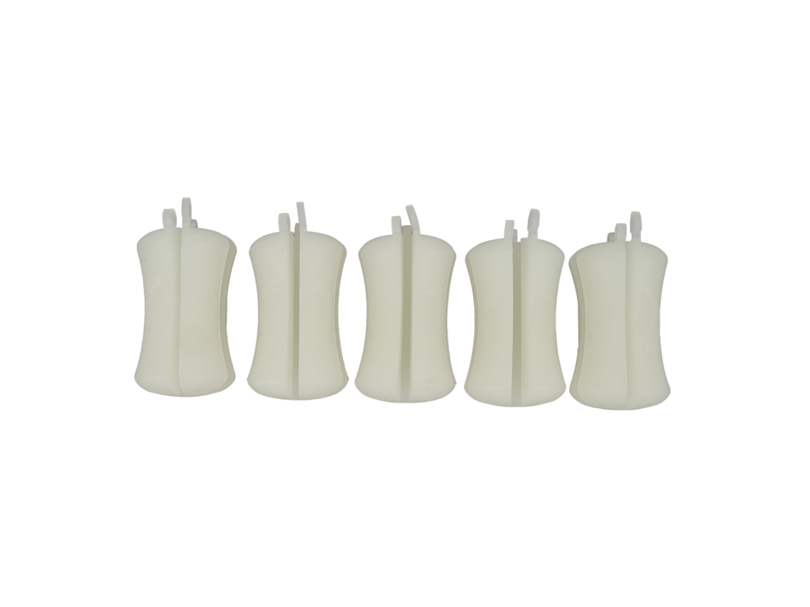 5 soportes de silicona luminosos reutilizables para cañas de pescar