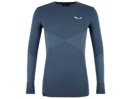 Camiseta de Hombre para Esquí SALEWA Zebru Responsive Azul (S)