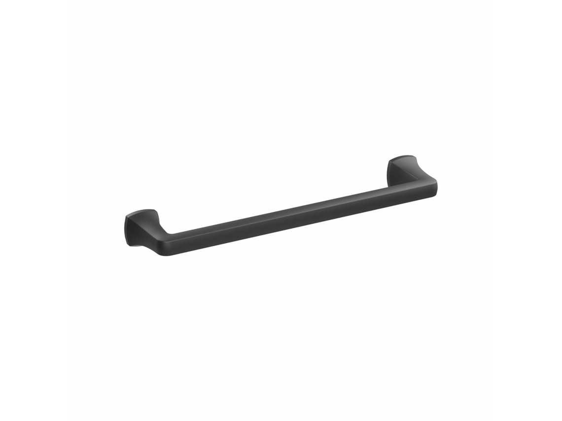 Tirador Para Muebles En Zamac Distancia Entre Ejes 160 Mm En Barniz Negro Mate