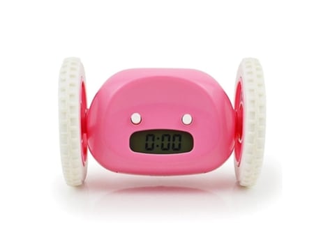 Correr fuera de la rueda del despertador Rolling Wheel Reloj Digital Creative Kid Kid Gift