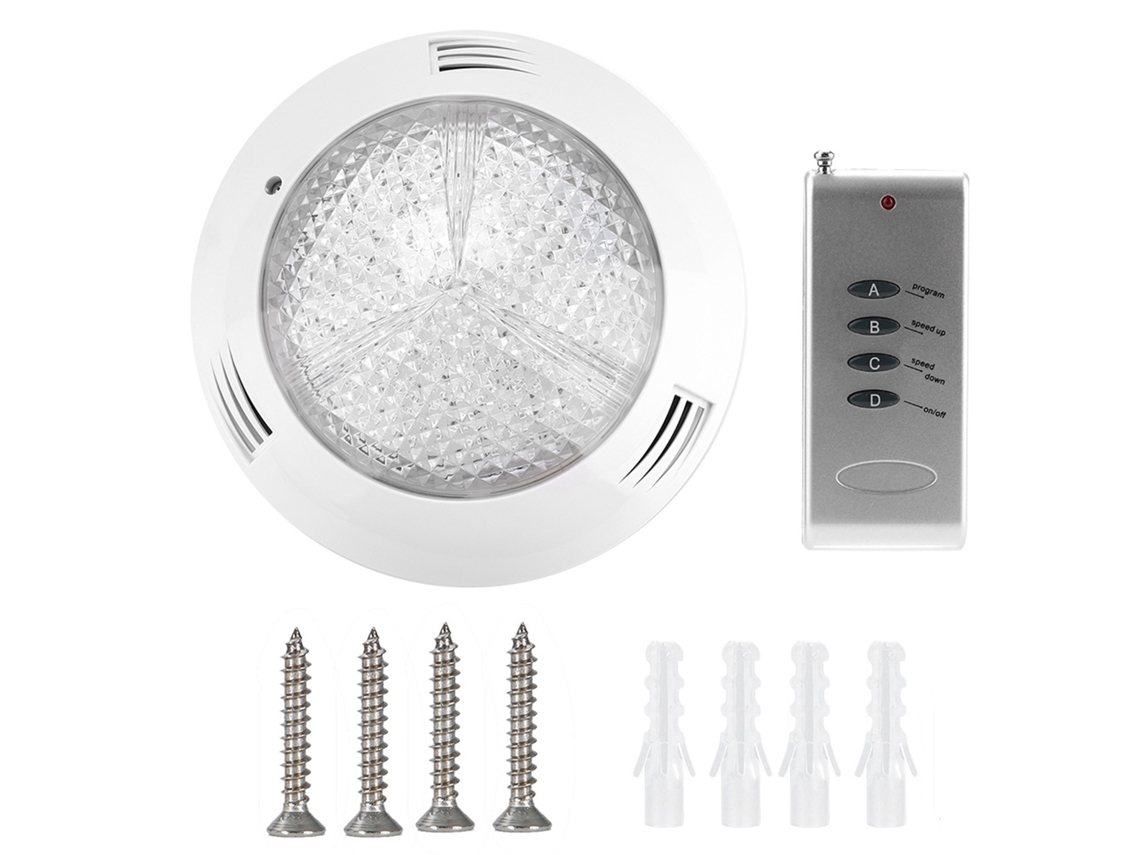2026-luz Submarina Led Rgb 360luces 35w Ac12v Impermeable Con Control Remoto Multicolor Para Piscina