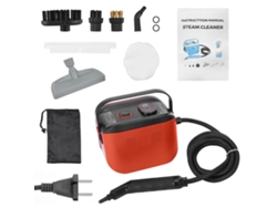 Limpiador A Vapor Portátil Con 3 Ajustes De Temperatura, Capacidad De 1200 Ml Y 3 Cepillos Para El Hogar Y El Coche.