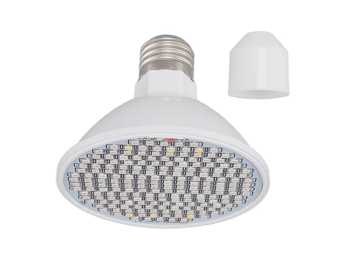 Bombilla Led Para El Crecimiento De Plantas, 8w E27, 200 Led, Espectro Completo, 110-220v, Para Interiores E Invernaderos.