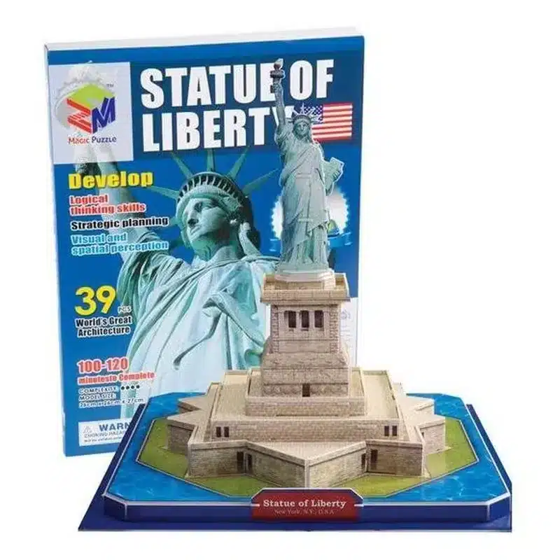 Puzzle 3d De La Estatua De La Libertad 100 120 142961 402038 Fentoys P19