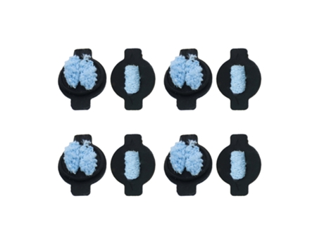 8 unids/lote Kit de tapa con mecha de agua de alta calidad para Irobot Braava 380 380T 320 Mint 4200 4205 5200 5200C reemplazo de Robot