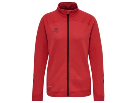 Abrigo para Mujer HUMMEL Lead Poly Rojo para Fitness (L)