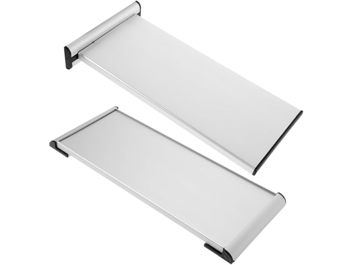 Puerta Con Placa De Identificación En Blanco De Aluminio De 2 Piezas Para Montaje En Pared De Oficina O