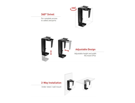 Soporte para Portátil MACLEAN MC-713B Metal