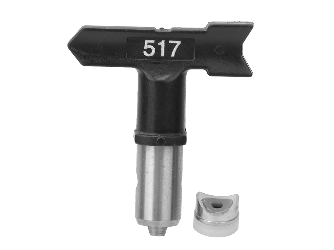 Kit De Boquilla De Pintura Negra Universal De Alta Presión Con Punta 517 Para Pulverizador Sin Aire
