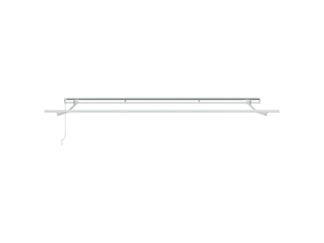 Maison Exclusive - Toldo Retráctil Multicolor 400 X 300 Cm Poliéster Y Aluminio