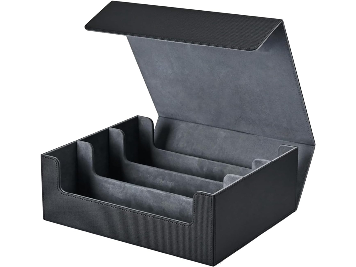 Caja De Almacenamiento De Tarjetas Para Coleccionables, Tarjetero Con Cierre Magnético, Estuche De Carga.