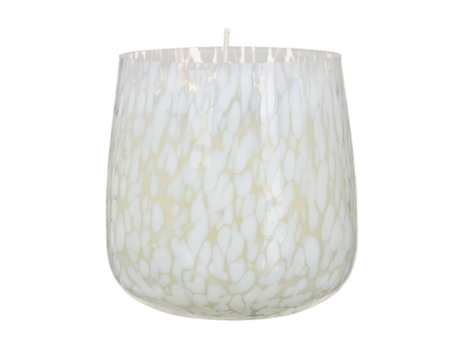 Portavelas BIGBUY HOME en Cristal (Blanco - 10 x 10 x 10 cm)