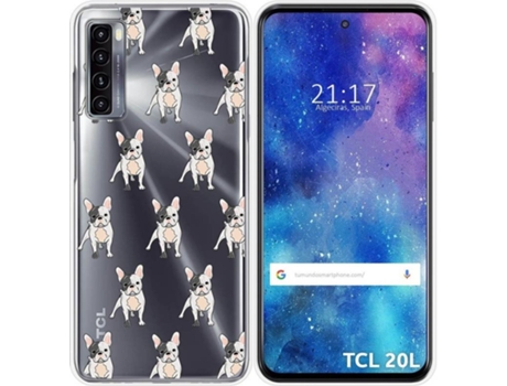 Carcasa TCL 20L TUMUNDOSMARTPHONE Dibujos Transparente Perros 12 Multicolor