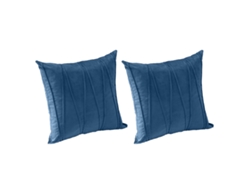 Juego De 2 Fundas De Almohada Decorativas De Felpa, 18 X 18 Pulgadas
